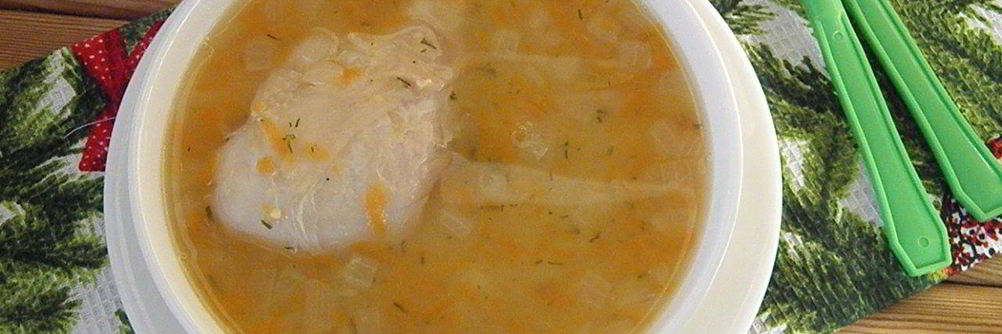 Гороховый суп с цыпленком