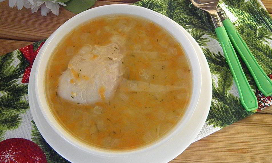Рецепт горохового супа с цыпленком