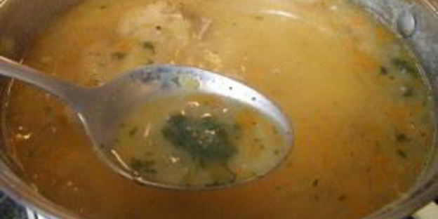 гороховый суп с цыпленком