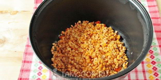 гороховый суп с тушенкой в мультиварке