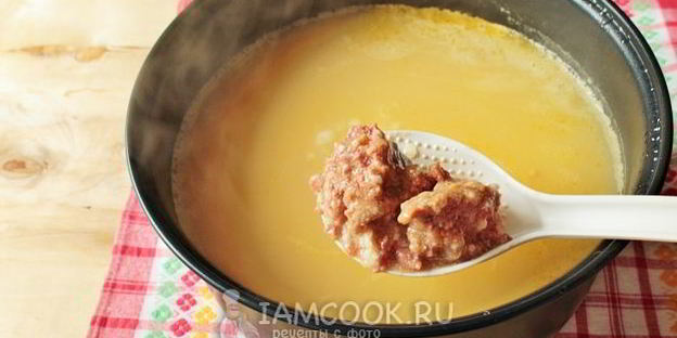 гороховый суп с тушенкой в мультиварке