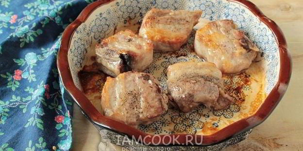 гороховый суп с запеченными ребрышками