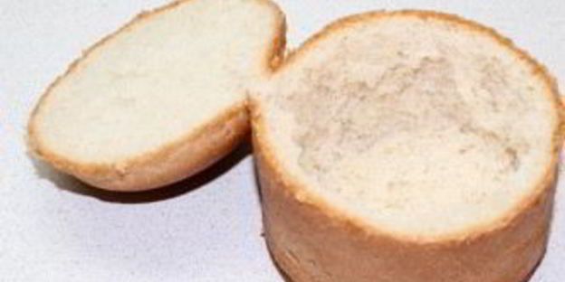 гороховый суп в хлебе