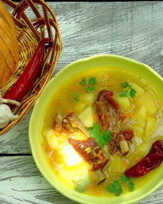 Пряный гороховый суп