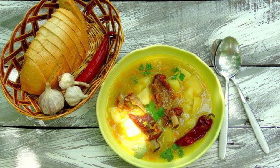 Рецепт пряного горохового супа