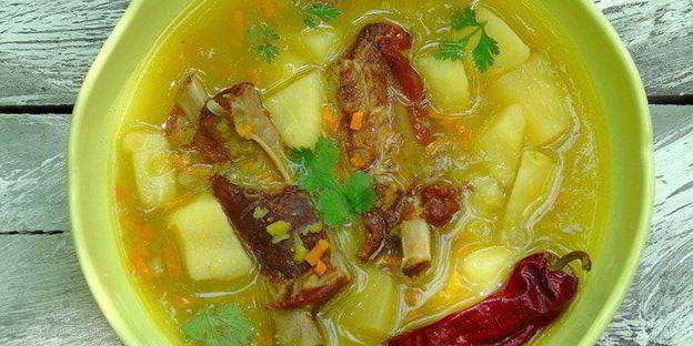 пряный гороховый суп