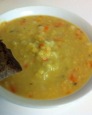 Суп гороховый домашний