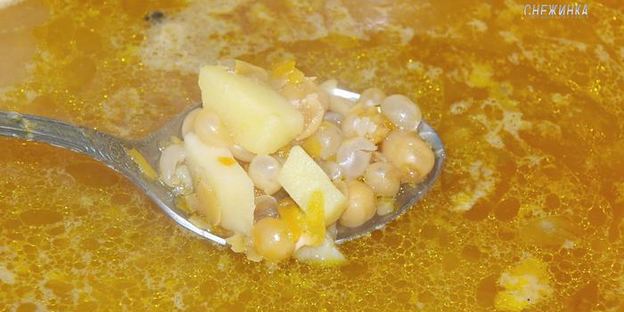 суп гороховый , любимый