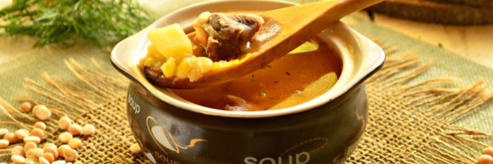 Суп гороховый с говядиной