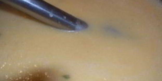 суп гороховый с гренками