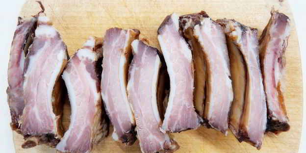 суп гороховый с копченостями и горчицей