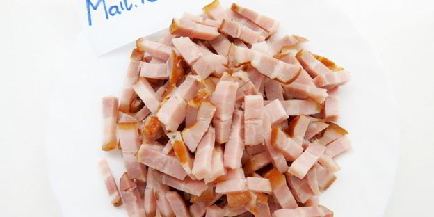 суп гороховый с копченостями и горчицей