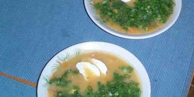 суп гороховый с копченостями