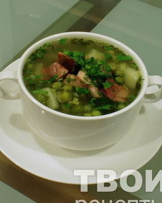 Суп гороховый с ветчиной