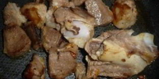 суп из баранины и гороха