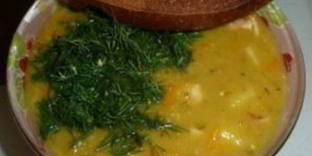 суп из баранины и гороха