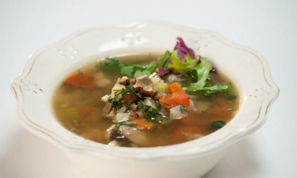 Рецепт супа из камбалы с рисом и горохом