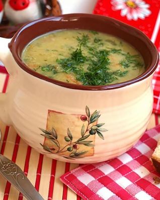 Суп с гороховым пюре