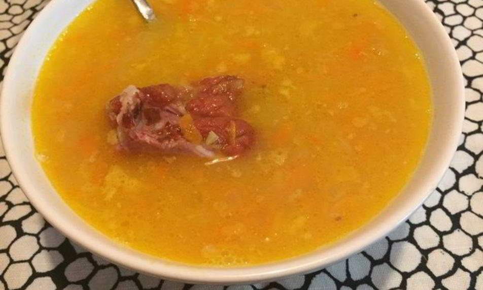 Рецепт уютного горохового супа