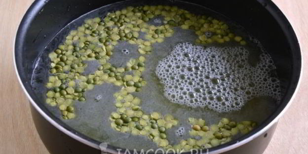 вегетарианский гороховый суп