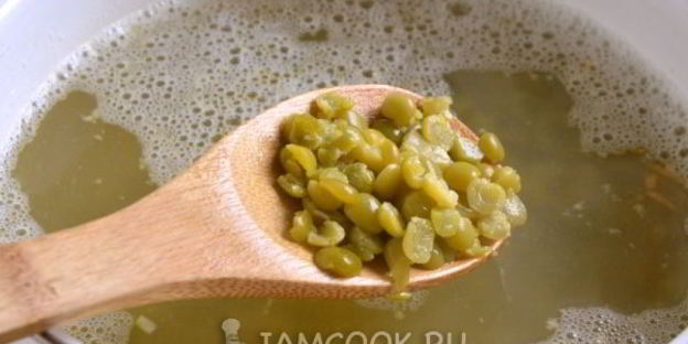 вегетарианский гороховый суп