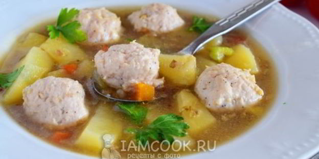 гречневый суп с фрикадельками