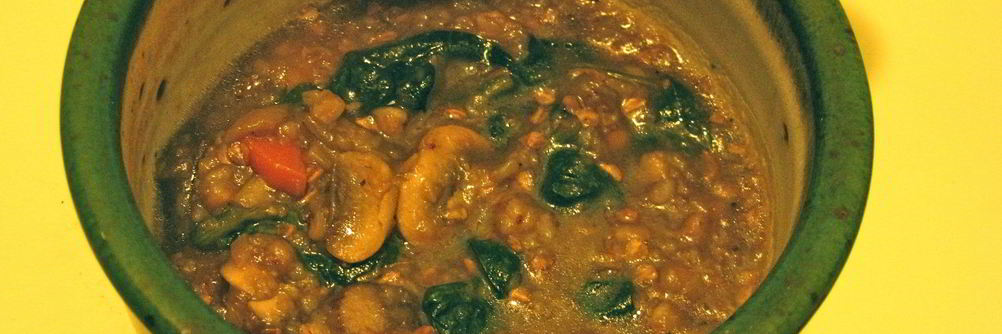 Грибной суп с гречкой