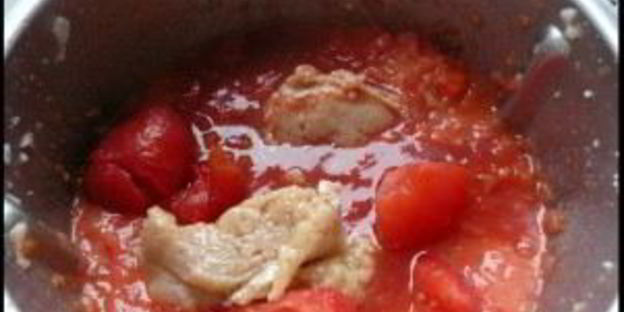 густой томатный суп