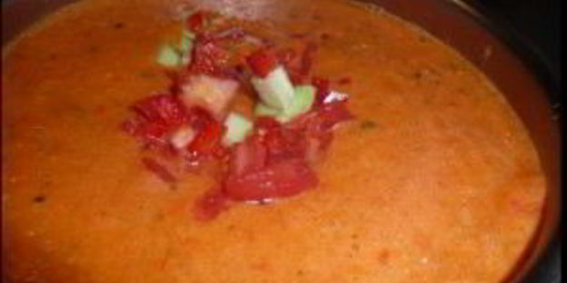 густой томатный суп