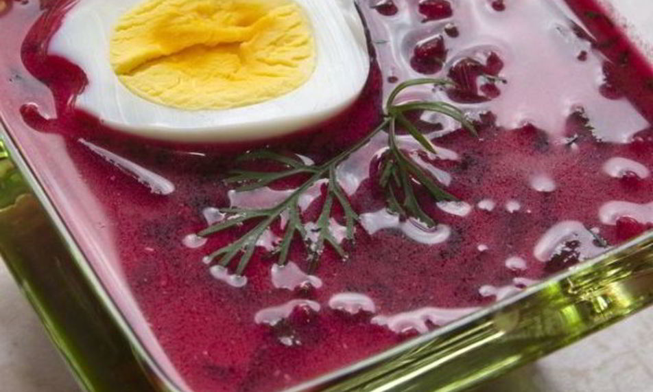 Рецепт белорусского холодника из свеклы на минеральной воде