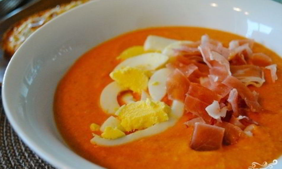 Рецепт испанского холодного супа сальморехо