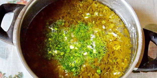 холодник из щавеля на кефире