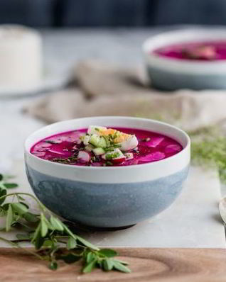 Холодник из свеклы на воде