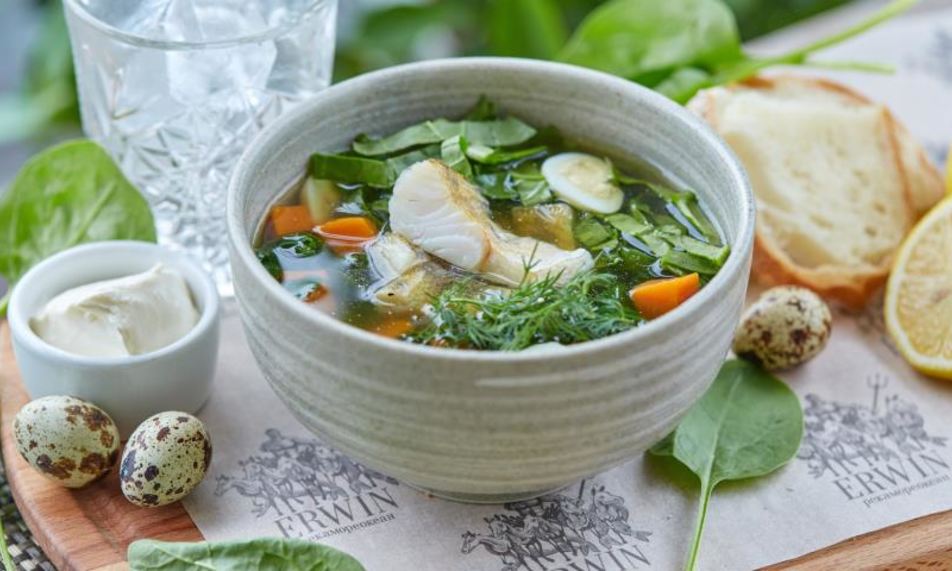 Рецепт холодника с копченым судаком и сметаной