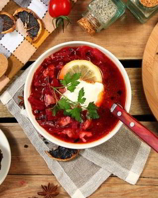 Холодник с курицей