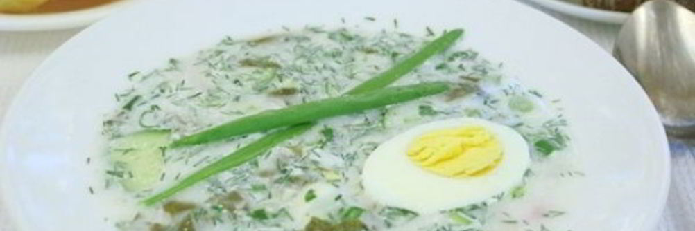 Холодник со щавелем