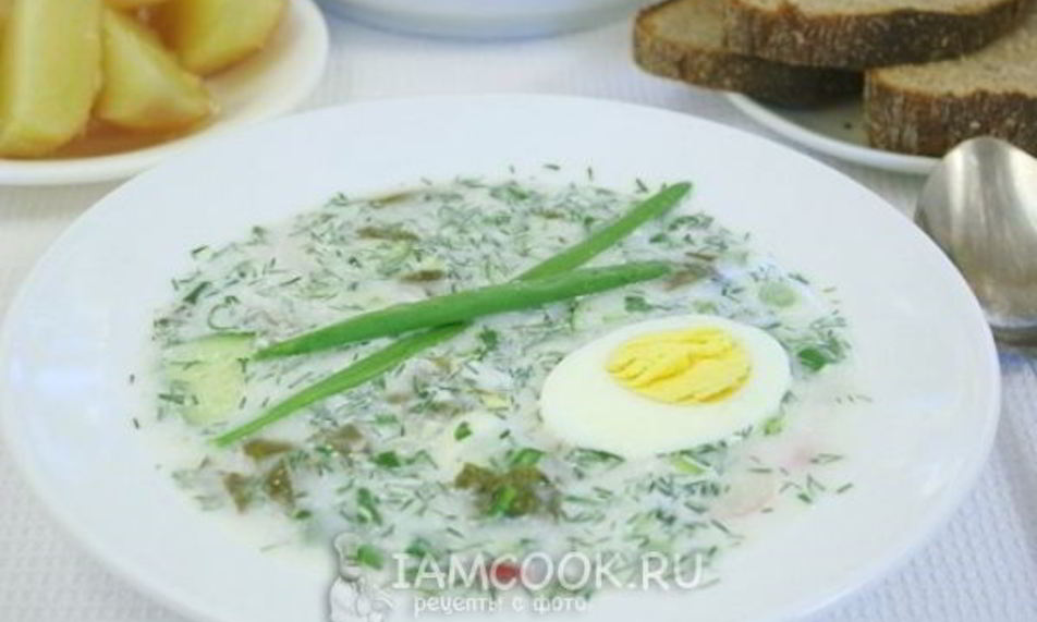 Рецепт холодника со щавелем