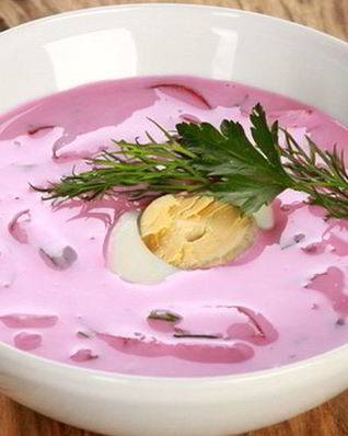 Холодник со сливками