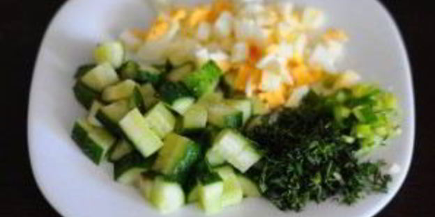 холодник со свеклой на кефире