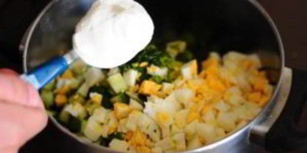 холодник со свеклой на кефире