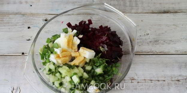 холодник со свеклой на кипяченой воде