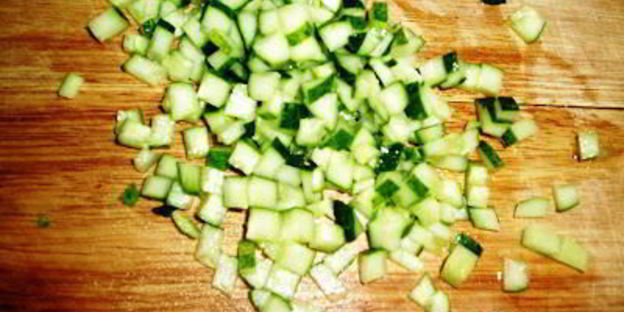 холодный кабачково-огуречный суп