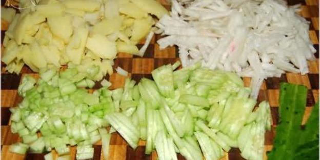 холодный кефирный суп