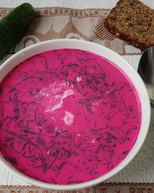 Холодный литовский суп за 10 минут