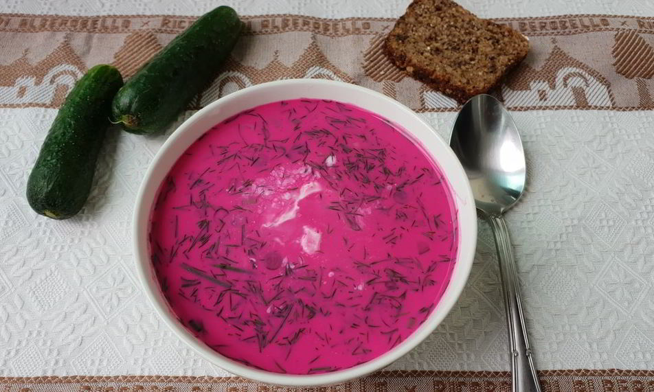 Рецепт холодного литовского супа за 10 минут