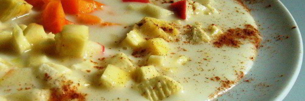 Холодный овсяный суп