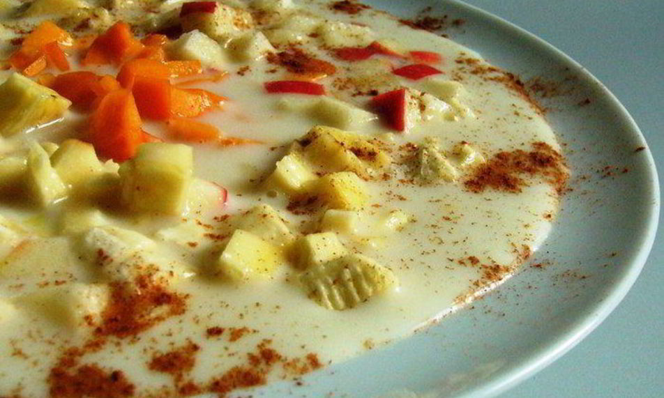 Рецепт холодного овсяного супа