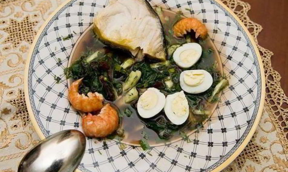 Рецепт холодного супа ботвинья