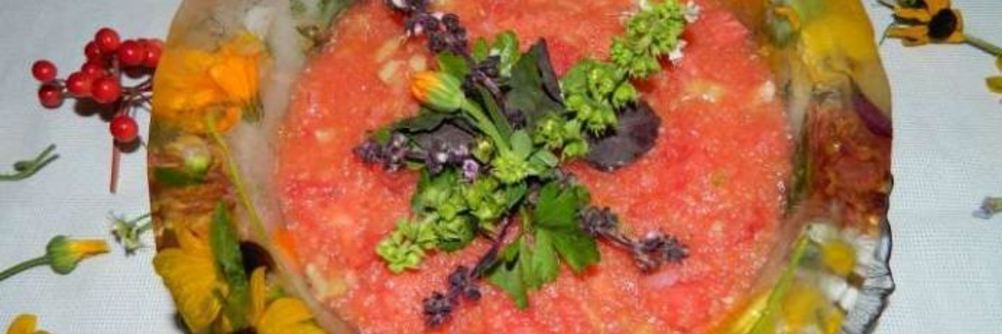 Холодный суп Гаспачо из арбуза