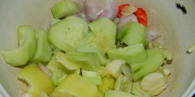 холодный суп гаспачо из арбуза